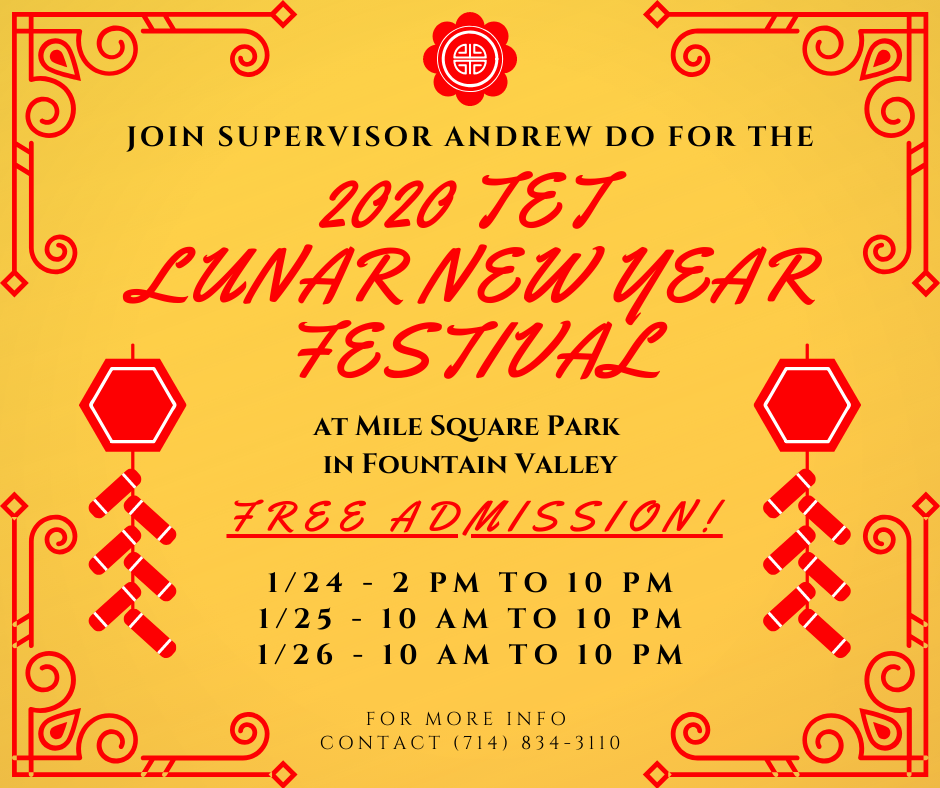 Supervisor Andrew Do Hosts Annual Lunar New Year Festival at Mile